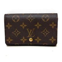 本物 Louis Vuitton ルイヴィトン ポルト モネ ビエ トレゾール L字ファスナー 二つ折り財布 モノグラム M61730 美品 中古