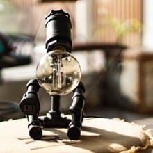 曙MUSE 工業風機器人桌燈 小物 擺飾 燈具 燈泡 燈飾 USB 鎢絲