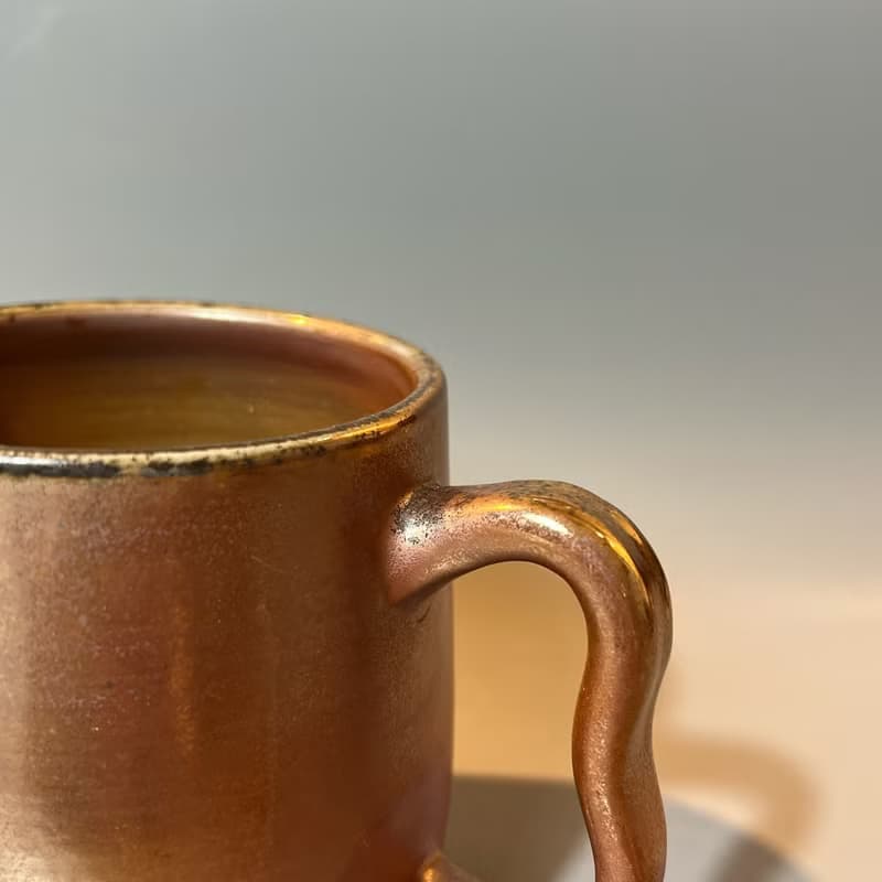 柴燒金彩落灰馬克杯 / 啤酒杯 / 小平凡手作