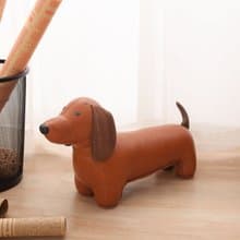 【門擋】臘腸狗 Teckel 皮革動物擺飾 | 入厝禮物