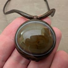 瑪瑙吊墜項鍊純天然瑪瑙強大的保護和協調護身符喜馬拉雅西