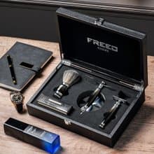 【一周年紀念款】豪華四件雙刃刮鬍刀禮盒 - 哈德斯