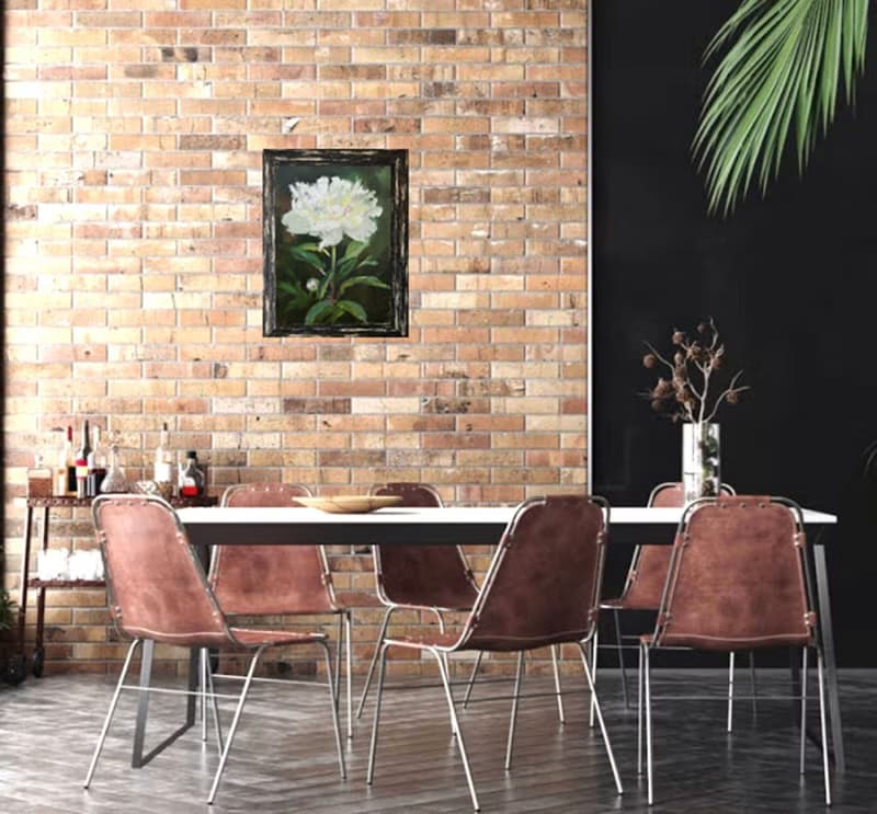 Peony Painting Original  Oil Art  Floral Artwork Bouquet Peony Wall Art