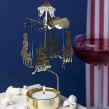 moomin 姆明/嚕嚕米旋轉燭座(附蠟燭)/送禮/精美禮盒