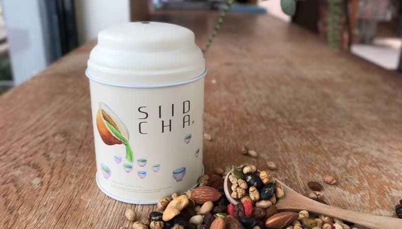 【中秋節禮盒推薦】食茶禮盒(綜合果仁x水蜜桃窨香烏龍茶) 附提袋