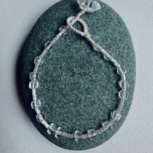 |光之靜語| 白水晶編織手鍊