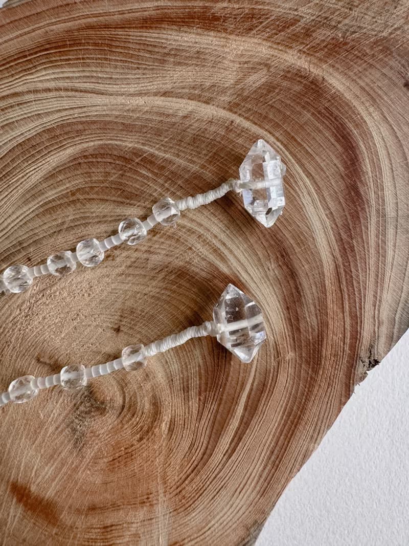 |光之靜語| 白水晶編織手鍊