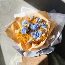 夏日午後 香皂玫瑰乾燥花束 | 生日 情人節首選 | 台北可自取