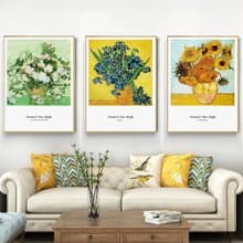 梵谷‧花-直式_掛畫_名畫系列_台灣製造 兩個工作天快速出貨