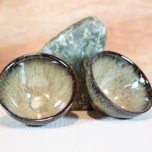 【送禮好物】森林 天目釉對杯 茶碗 名家葉敏祥作品