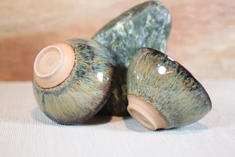 【送禮好物】森林 天目釉對杯 茶碗 名家葉敏祥作品