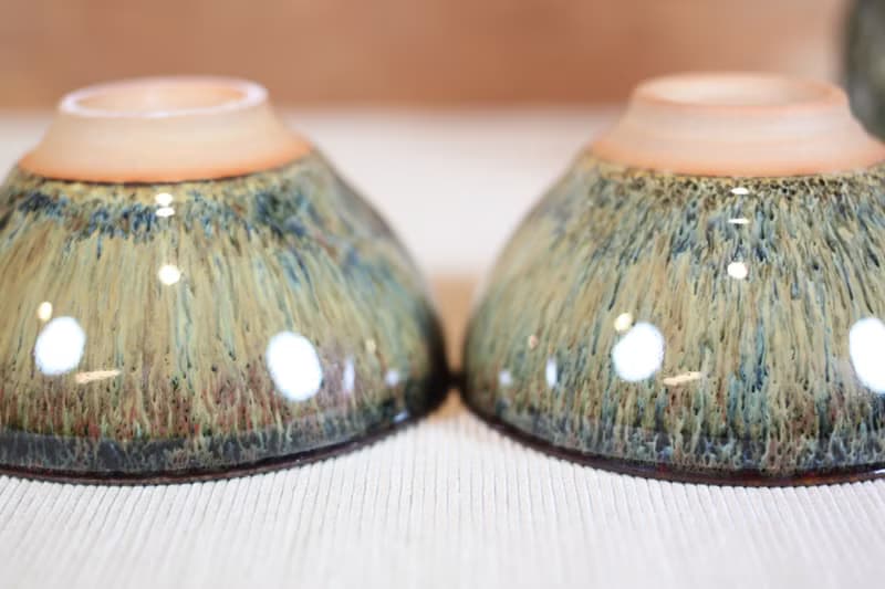 【送禮好物】森林 天目釉對杯 茶碗 名家葉敏祥作品