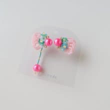 庫洛魔法棒 亮桃 耳環/耳針/耳夾/夾式/耳飾