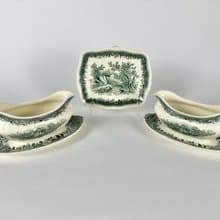 礫石/南狼和餐盤 Villeroy & Boch 裝飾綠色布爾根蘭