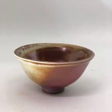 【唯一手作】柴燒 志野小茶碗- 落日餘暉SUN002