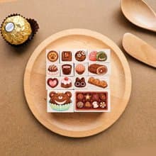 【甜心巧克力】和風小品木盒印章 NPS-04