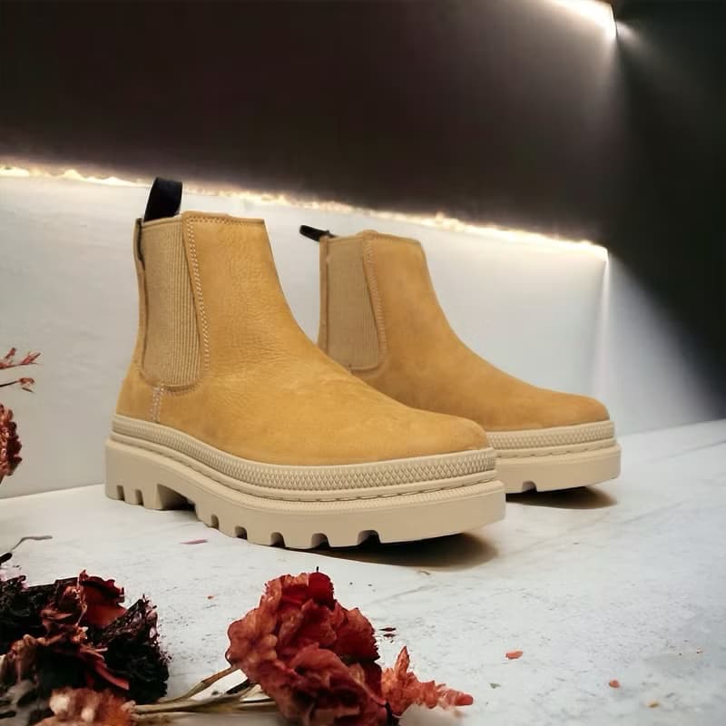 PALLADIUM CHELSEA 女款皮革質感時尚優雅踝靴98915
