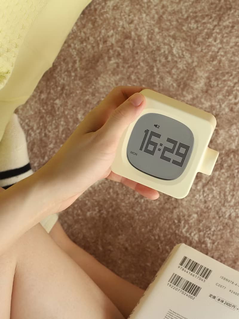 方塊鬧鐘 智能藍牙 日曆星期顯示 正倒計時 伴眠夜燈