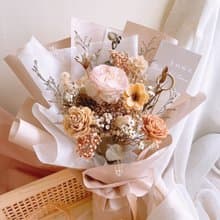 不凋永生乾燥花束、畢業花束、母親節、求婚花束