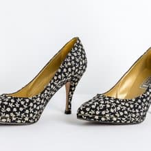Vintage Gianni Versace heels pumps 80s 90s size 38 1/2