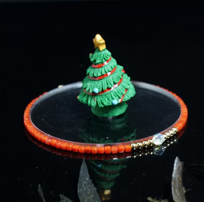 輕奢風 2.5mm 小魔方水晶 南紅瑪瑙 14KGF Swarovski 配珠手鍊