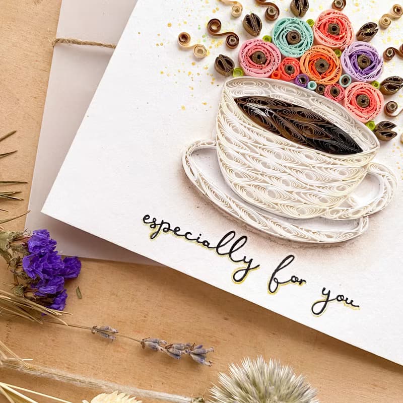 Greeting Card - Especially for You - For Coffee Lover