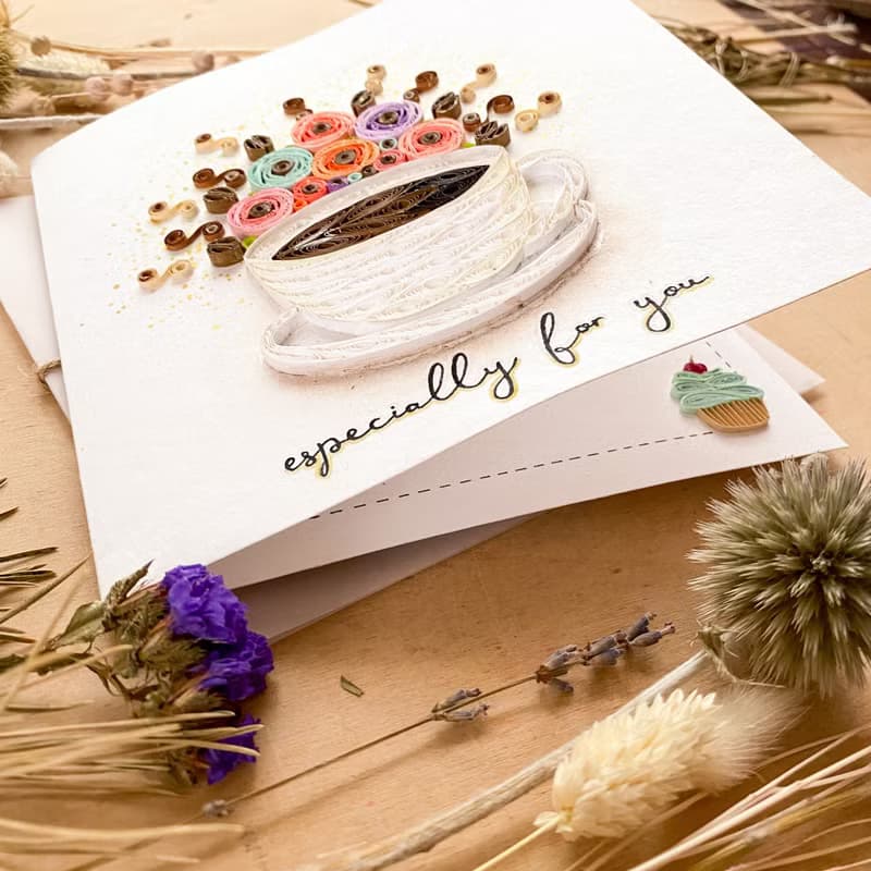 Greeting Card - Especially for You - For Coffee Lover