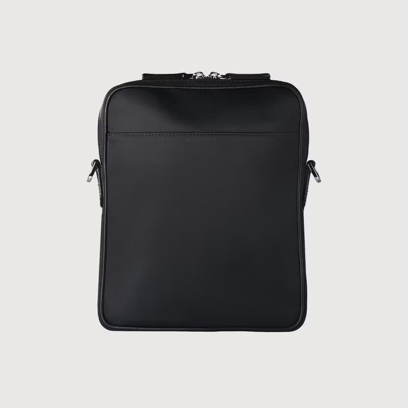 【滿3999送鑰匙圈】諾曼德 直式斜背包-黑色/BF563-17-BK