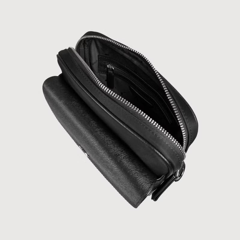 【滿3999送鑰匙圈】諾曼德 直式斜背包-黑色/BF563-17-BK