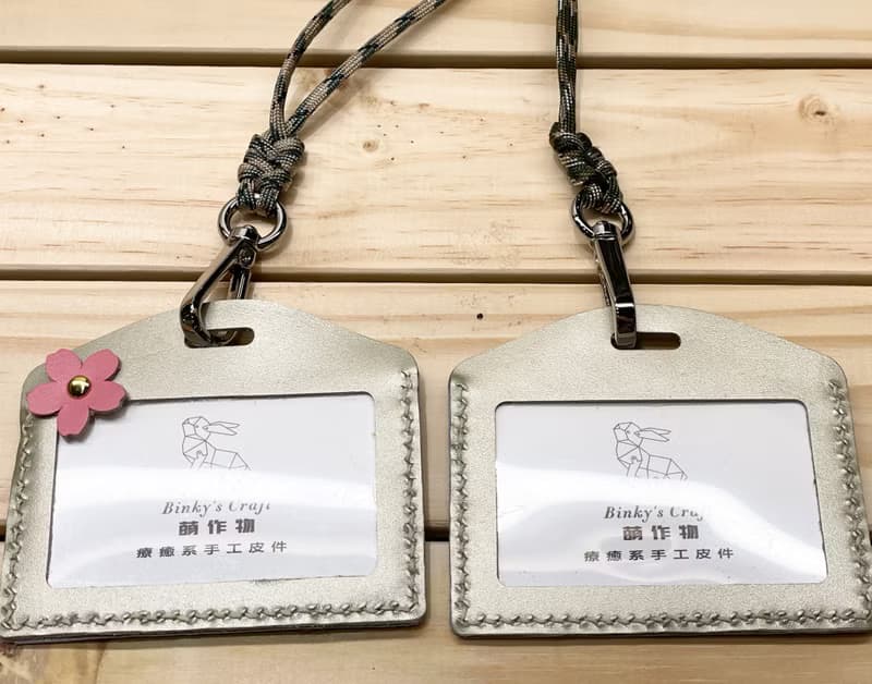 金色真皮櫻花兔兔貓咪造型証件套情人節禮物禮品推薦禮物女