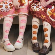 │台灣插畫快速出貨│襪子 | 巧克力 | 中筒長筒襪 | 森織海聯名