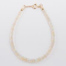 オパール ブレスレット 14kgf シンプル 上品 透明感