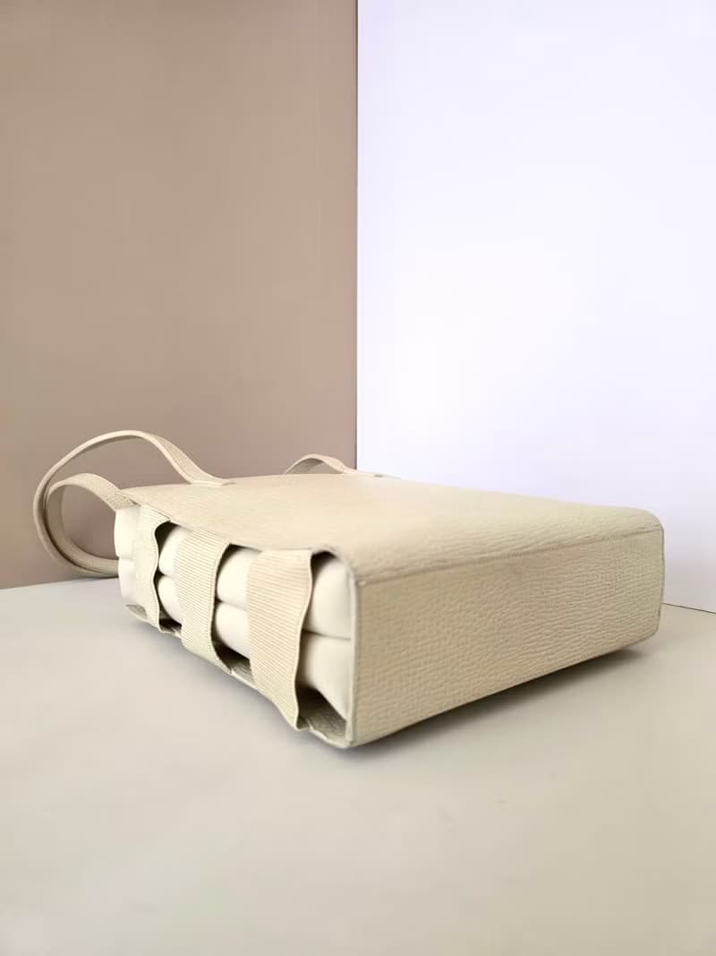 稀有中古包 Loewe米白分層托特包 側背包 單肩包 復古包 二手包