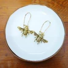 VINTAGE 文藝復興復古昆蟲 耳飾