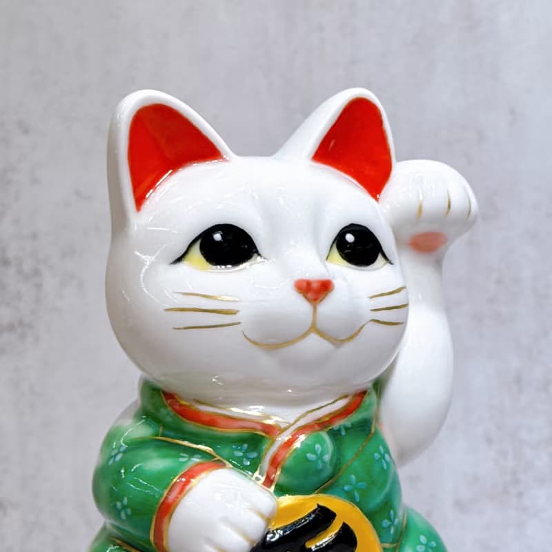 【富祿山祈】日本清水燒招財貓 | 仫繪 豐盛祈願