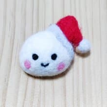 耶誕小雪人別針或磁鐵