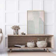 迷濛II - 土灰色抽象掛畫/簡約風佈置/居家佈置/臥室掛畫/裝飾畫