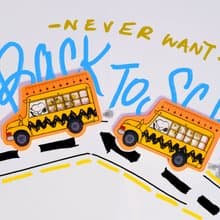 【Pinkoi x SNOOPY】SNOOPY RULER 史努比趣味彈跳尺 校車放學