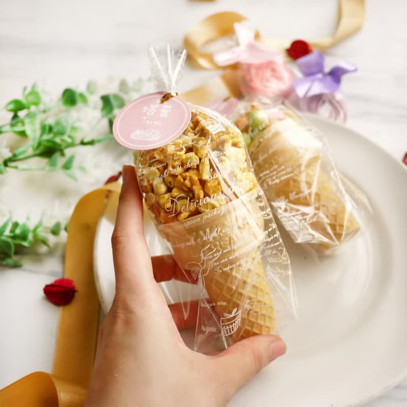 魔球爆米花甜筒(焦糖/巧克力口味)-婚禮小物/二次進場