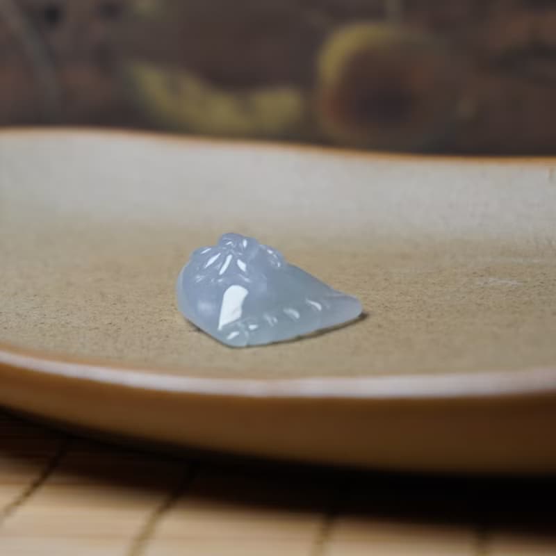 冰種翡翠知足常樂| 天然A貨翡翠 | 送禮