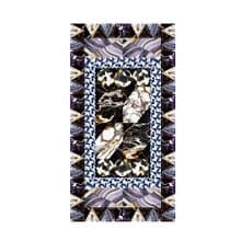 ::真絲棉輕薄大圍巾::披肩/裹裙/沙灘巾::多功能百搭::抽象圖案