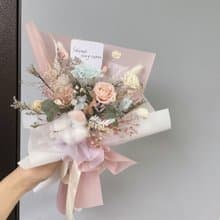 【公主花束】馬卡龍色 可愛爆棚 永生花束 生日禮物 情人節禮物
