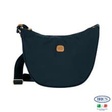 【BRIC' S】X-Bag 半月側背包-深海藍