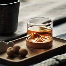 木笙山型杯。北美櫸木