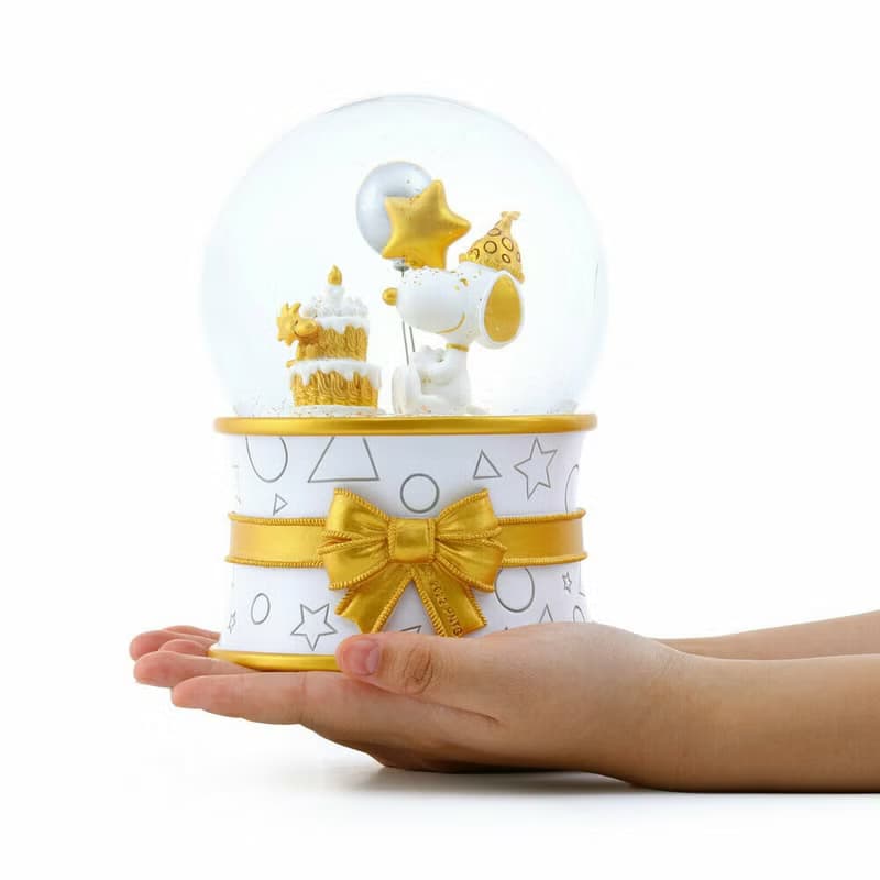 Snoopy史努比生日 水晶球音樂盒 生日禮物情人節禮物