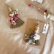 乾燥花送禮 掛飾 小掃帚 掃走霉運 祈福 消災