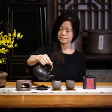【媽媽最愛】陶作坊 │福慧養生組(燒水壺+溫壺座+養生普洱茶)