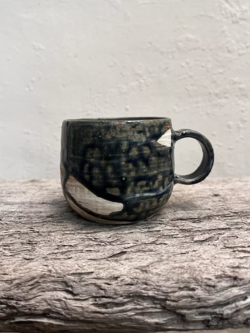 墨藍 咖啡杯 中型二號 | 陶器皿