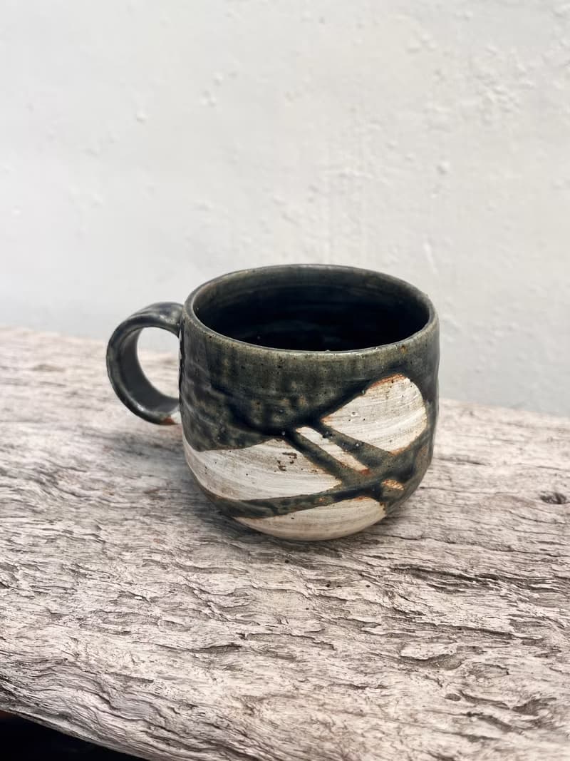 墨藍 咖啡杯 中型二號 | 陶器皿