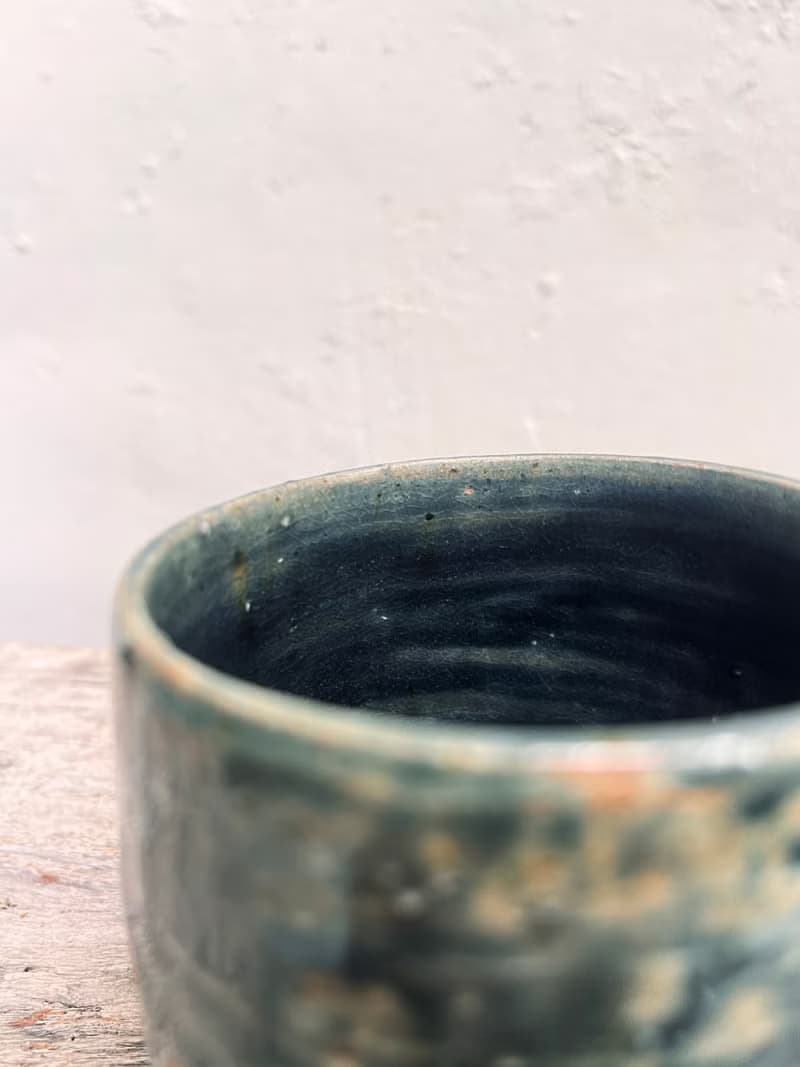 墨藍 咖啡杯 中型二號 | 陶器皿